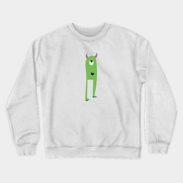 Green devil Crewneck Sweatshirt by now83